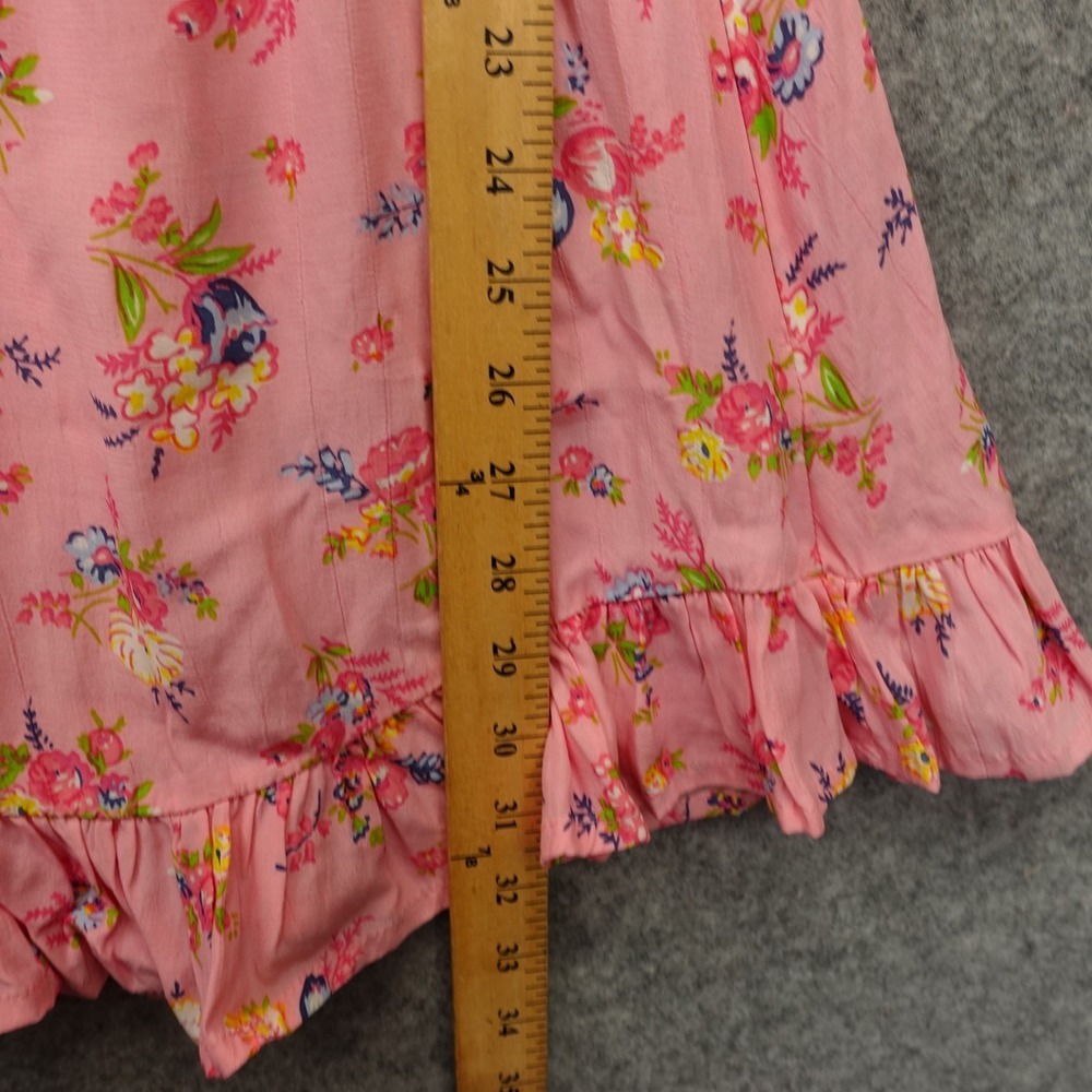 Pink Milkmaid Dress Women S Floral FAITHFULL THE BRAND Smocked Mini Cottage Boho - Picture 8 of 16
